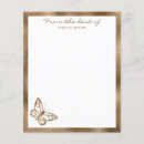 Search for butterflies stationery paper Elegant