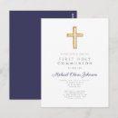 Search for first communion invitations postcards Boy
