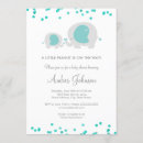 Search for teal elephant baby shower invitations Modern