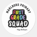 Search for name school grade stickers First day of school