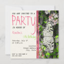 Search for insects square invitations Butterfly
