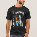 Search for autism sister tshirts Flag
