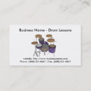Search for drummer business cards Musical