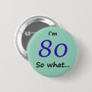 Search for funny 80th badges Humour