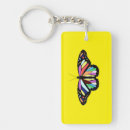 Search for colourful butterfly key rings Flower
