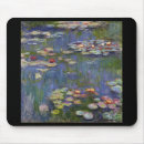 Search for claude monet water lilies mousepads Impressionist