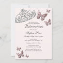 Search for pink butterfly quinceanera invitations Flowers