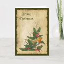 Search for english christmas cards Bird