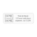 Search for home return address labels Home sweet home