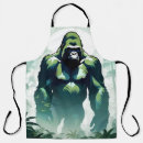Search for ape monkey aprons Illustration