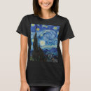 Search for famous painting tshirts Starry night