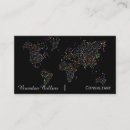 Search for world business cards Global