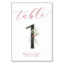 Search for winter wedding table cards Greenery