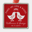 Search for love birds christmas tree decorations Just married