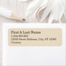 Search for champagne return address labels Simple