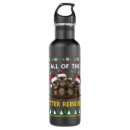 Search for reindeer christmas water bottles Funny