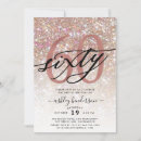 Search for modern 60th birthday invitations Chic