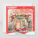 Search for dog and cat christmas cards Fireplace
