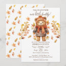 Search for fall in love baby shower invitations Rustic