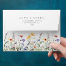 Search for colorful wedding envelopes Floral