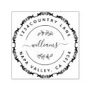 Search for circle return address labels rubber stamps Vintage