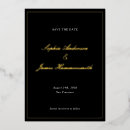 Search for formal black and gold invitations Classy