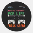 Search for gamer life stickers Nerd
