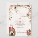 Search for fairy garden baby shower invitations Floral