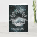 Search for snowfall christmas cards Forest