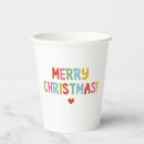 Search for christmas paper cups Colourful