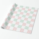 Search for naughty and nice wrapping paper Green