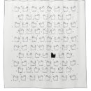 Search for black cat shower curtains Black and white