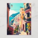 Search for amalfi coast postcards Illustration