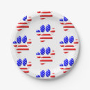 Search for us flag paper plates Red and blue