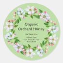 Search for organic round stickers Bee farm
