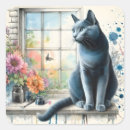 Search for russian blue cats stickers Cute