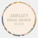 Search for vintage floral design stickers Bridal shower
