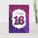 Search for purple sweet 16 birthday cards Sixteen