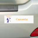 Search for swinging bumper stickers Golfer