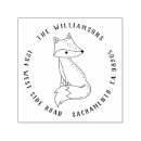 Search for woodland animals rubber stamps Fox