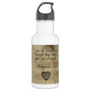 Search for bible verses water bottles Philippians 4