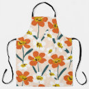 Search for flower painting aprons Orange