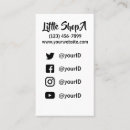 Search for social network business cards Customer
