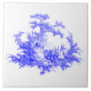 Search for blue rabbit tiles Vintage