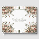 Search for green white wedding guest books Garden