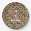 Search for cheetah paper plates Gold