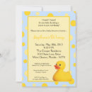Search for ducky baby shower invitations Blue