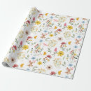Search for wild wrapping paper Spring summer floral garden