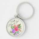 Search for faith hope love key rings Watercolor