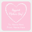 Search for elegant mothers day stickers Pink